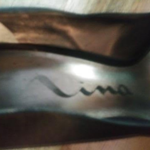 NINA 9M Black Open toe - Picture 2 of 5